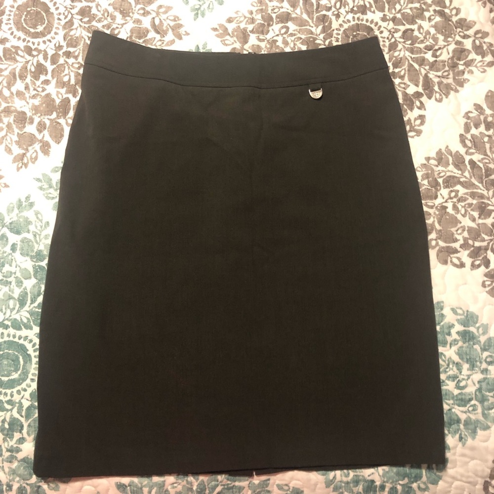 New York & Company dark brown skirt